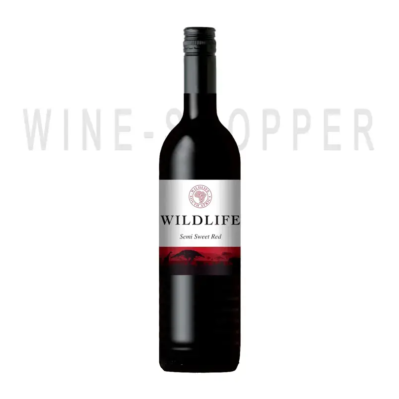 Вино Wild Life Red Semi Sweet 0.75 л