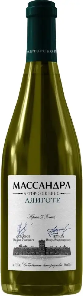 Вино Массандра Авторское Алиготе, 0.75 л