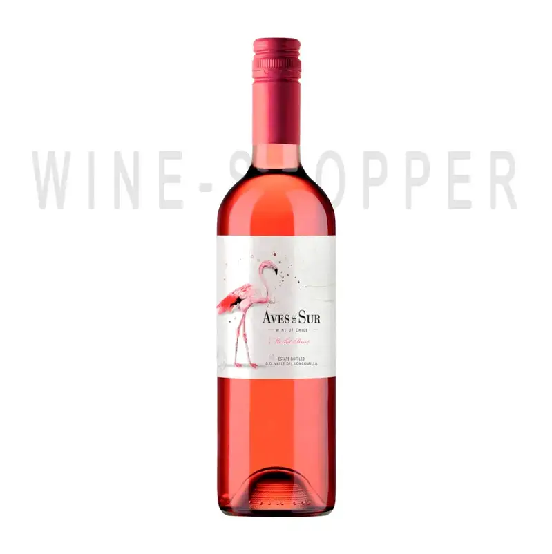 Вино Vina Carta Vieja Aves del Sur Merlot Rose Central Valley 0.75 л