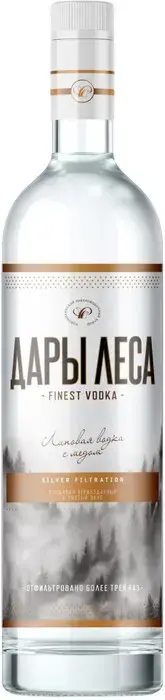 Водка Дары Леса Липовая с Медом, 0.5 л