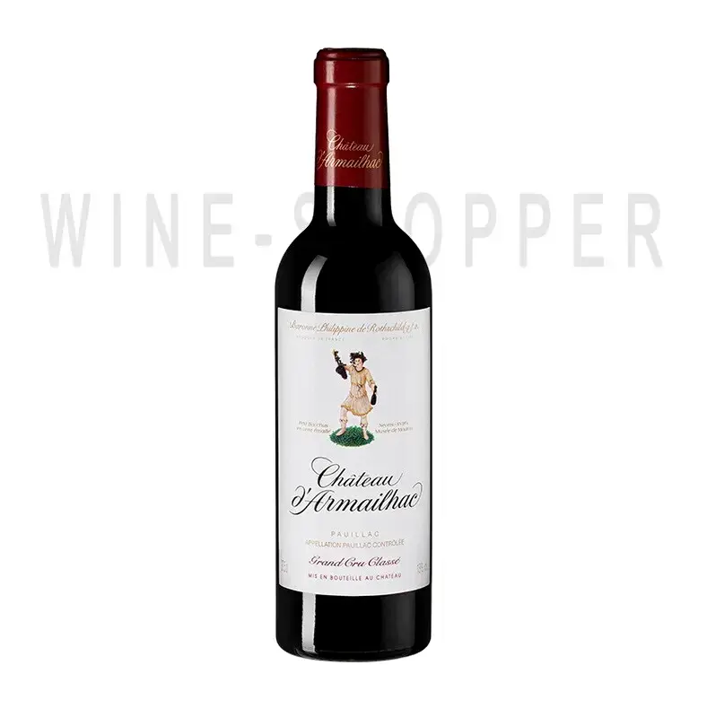 Вино Chateau d'Armailhac Pauillac AOC 5-me Grand Cru Classe 2015 0.375 л