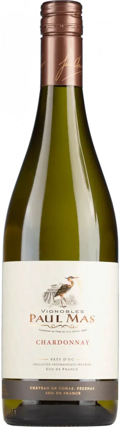 Вино Paul Mas Chardonnay, Pays d'Oc IGP, 2022, 0.75 л