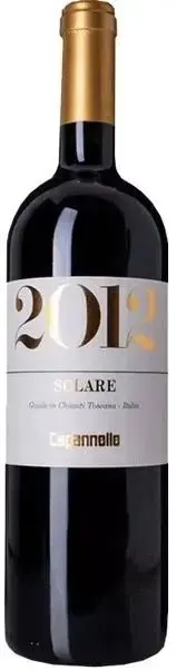 Вино Capannelle Solare Vino da Tavola di Toscana Rosso IGT Sangiovese, 2012 0.75 л