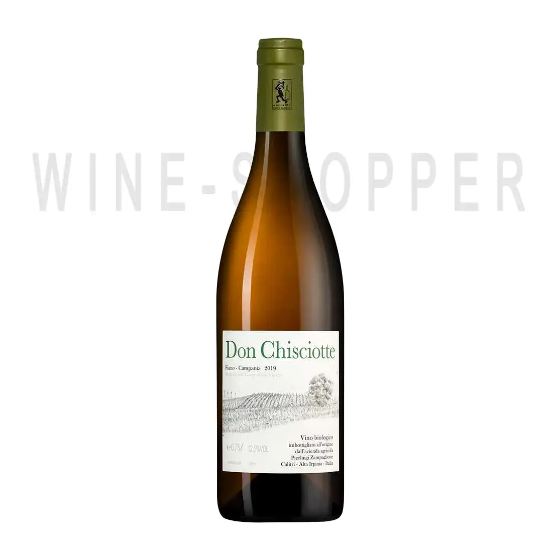 Вино Pierluigi Zampaglione Fiano Don Chisciotte 2020 0.75 л