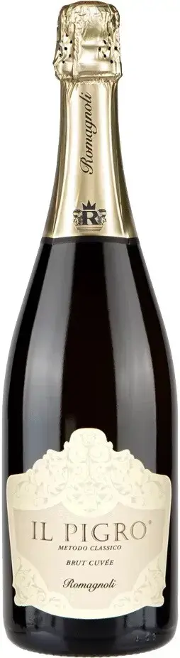 Игристое вино Romagnoli, Il Pigro Metodo Classico Brut, 2020 0.75 л