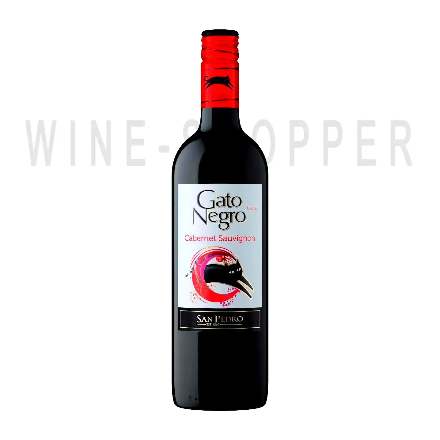 Вино Gato Negro Cabernet Sauvignon 2022 0.75 л