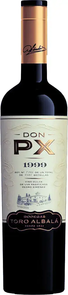Херес Toro Albala, Don PX Pedro Ximenez, Montilla-Moriles DOP, 1999, 0.75 л