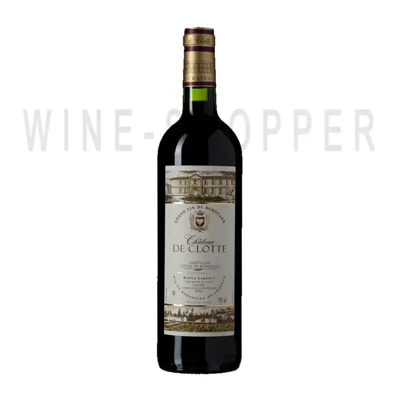 Вино Chateau de Clotte Castillon Cotes de Bordeaux AOC 2014 0.75 л
