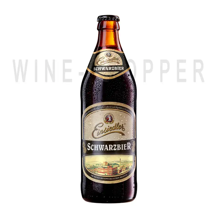Пиво Einsiedler Schwarzbier 0.5 л