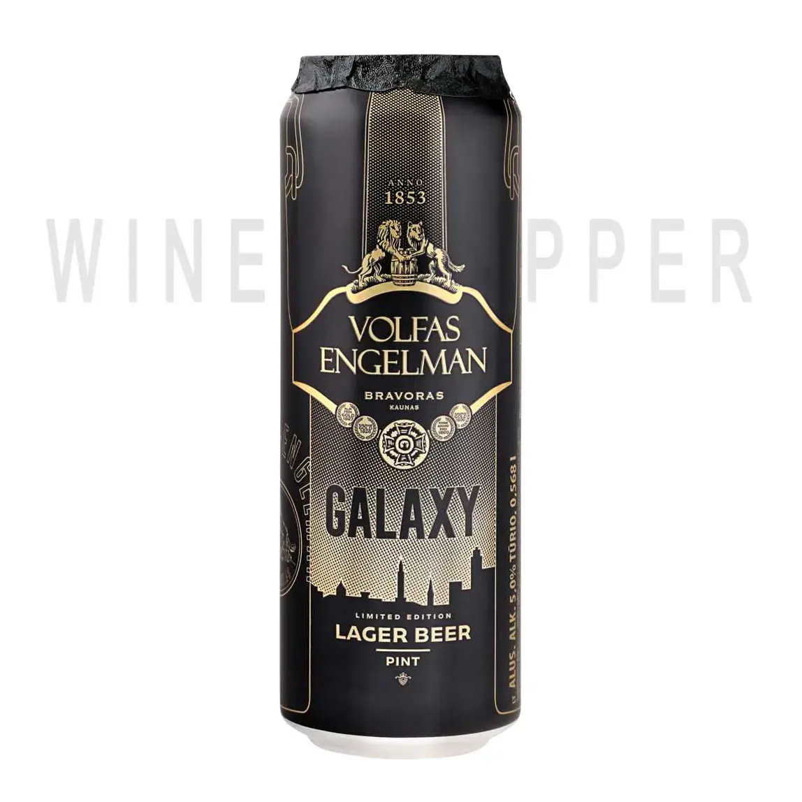 Пиво Volfas Engelman Galaxy Lager Beer in can 0.568 л