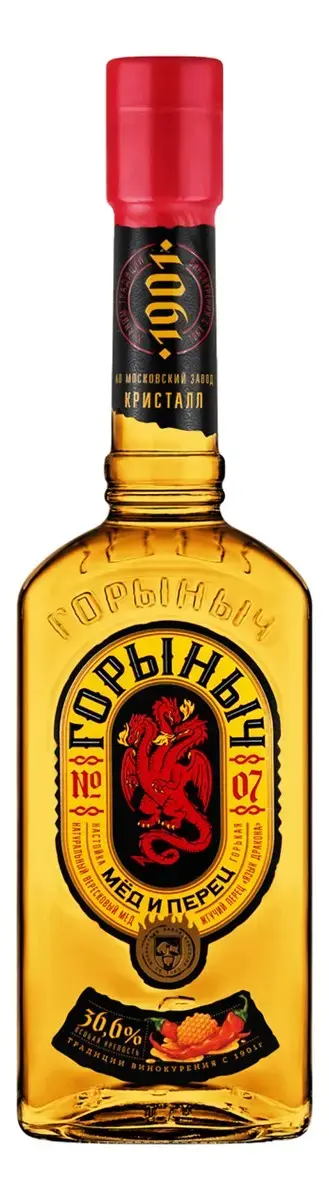 Настойка Горыныч Мед и Перец, 0.5 л