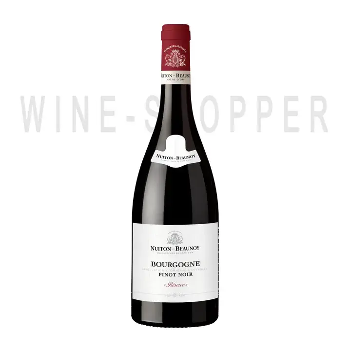 Вино Nuiton-Beaunoy Bourgogne AOC Pinot Noir Reserve 2020 0.75 л