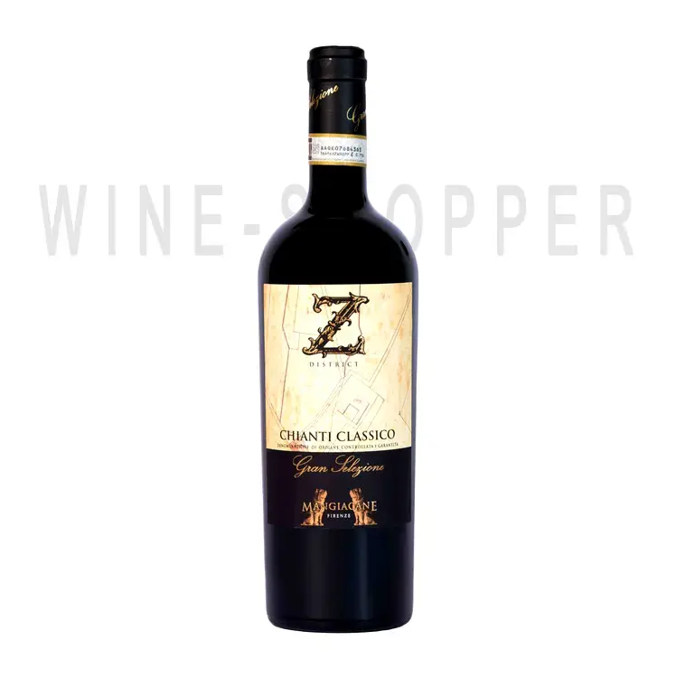 Вино Villa Mangiacane Z District Chianti Classico DOCG Gran Selezione 2017 0.75 л