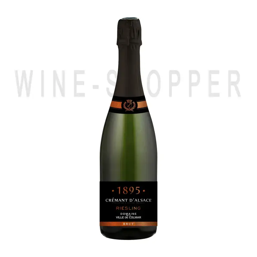 Игристое вино Domaine Viticole de la Ville de Colmar Riesling Brut Cremant d'Alsace AOP 0.75 л