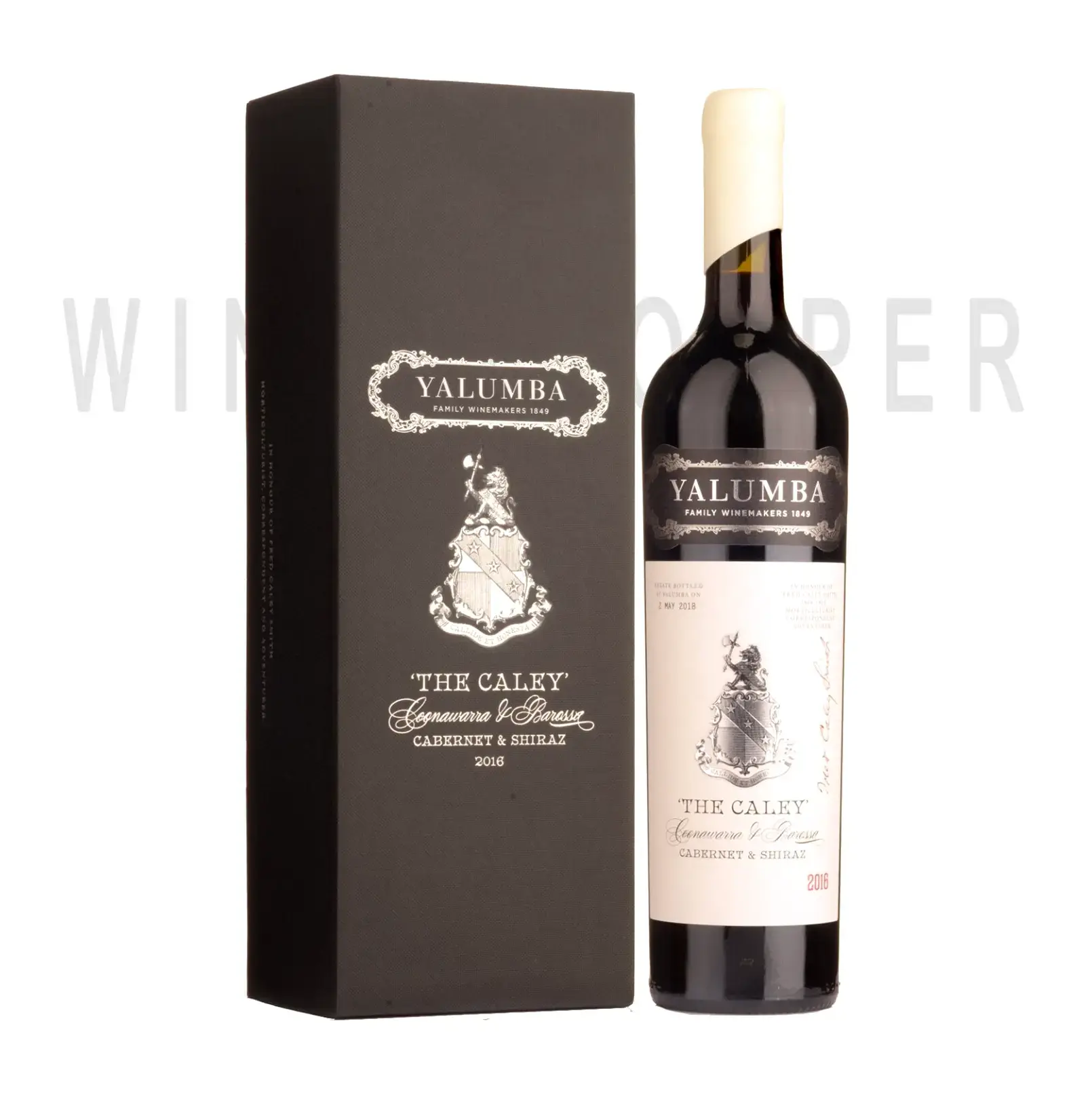 Вино Yalumba The Caley Cabernet & Shiraz 2016 gift box 0.75 л
