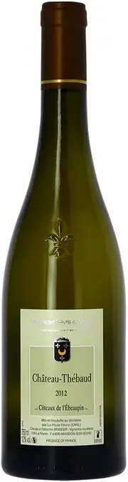Вино Domaine La Haute Fevrie, Chateau-Thebaud, Muscadet Sevre Et Maine AOC, 2012, 0.75 л