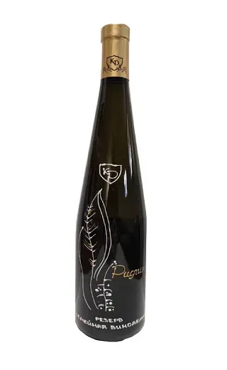Вино KD Reserve Riesling, 2022, 0.75 л