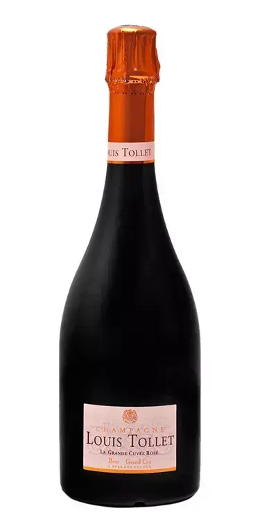 Шампанское Louis Tollet La Grande Cuvee Rose Grand Cru Brut Rose AOC Champagne, 0.75 л