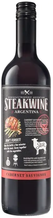 Вино Steakwine Cabernet Sauvignon (Black Label), 2020 0.75 л