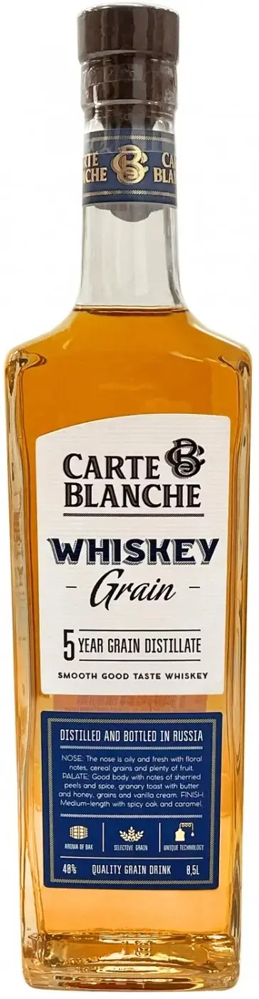 Виски Carte Blanche Grain, 0.5 л