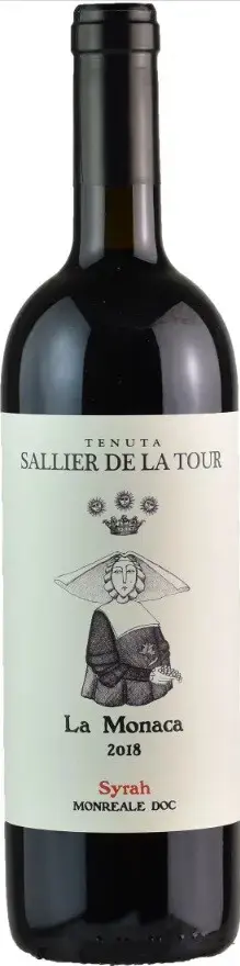 Вино Sallier de La Tour, La Monaca, Monreale DOC, 2018, 0.75 л