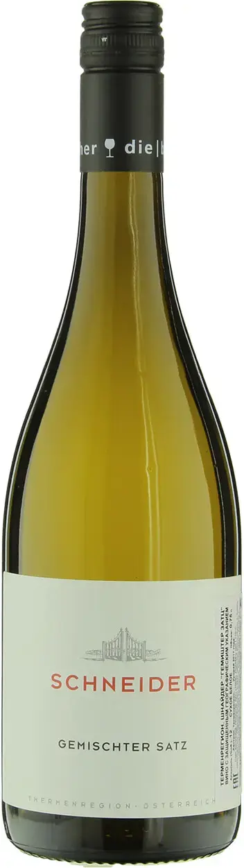 Вино Weingut Schneider Gemischter Satz Thermenregion, 2018, 0.75л