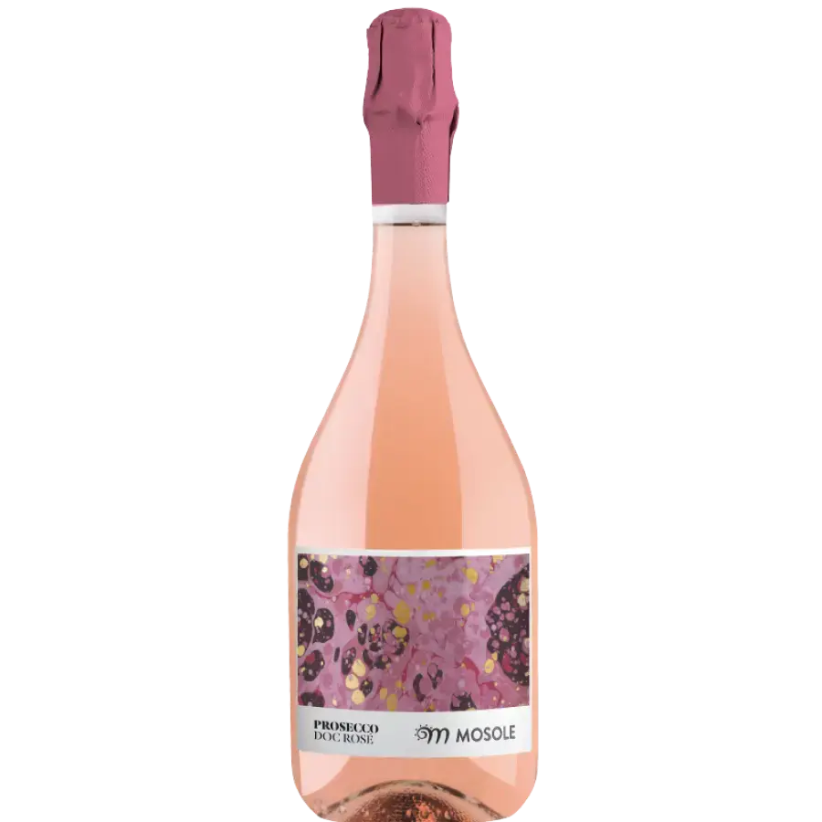 Вино Mosole Brut Rose DOC Prosecco Millesimato, 2021, 0.75 л