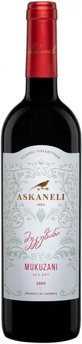 Вино Askaneli Brothers Mukuzani, 2020, 0.75 л