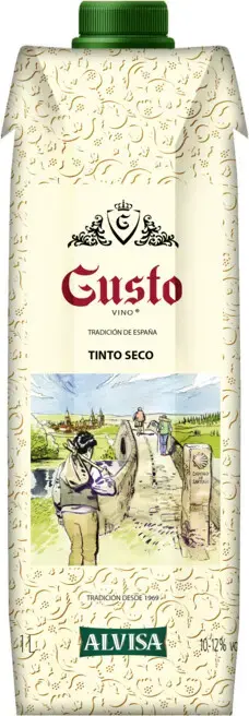 Вино Gusto Tinto Seco, 1 л