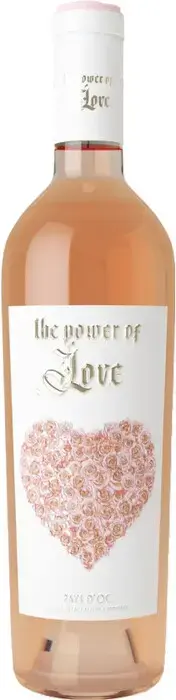 Вино Power of Love Rose Pays d'Oc IGP, 2021, 0.75 л