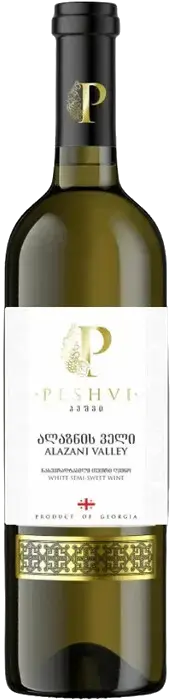 Вино Peshvi Alazani Valley White, 2019, 0.75 л
