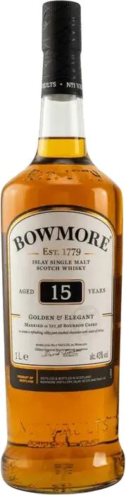 Виски Bowmore Golden & Elegant 15 Years Old, 1 л