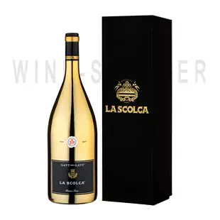 Вино La Scolca Gavi di Gavi DOCG gift box Golden 2021 0.75 л