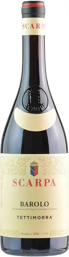 Вино Scarpa, Tettimorra Barolo DOCG, 2018, 0.75 л