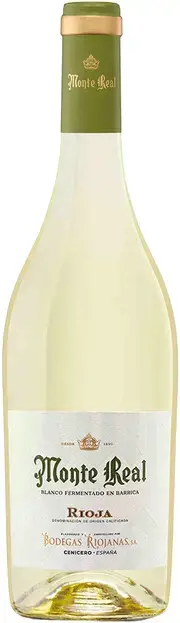 Вино Monte Real Blanco Fermentado en Barrica, Rioja DOC, 2022, 0.75 л