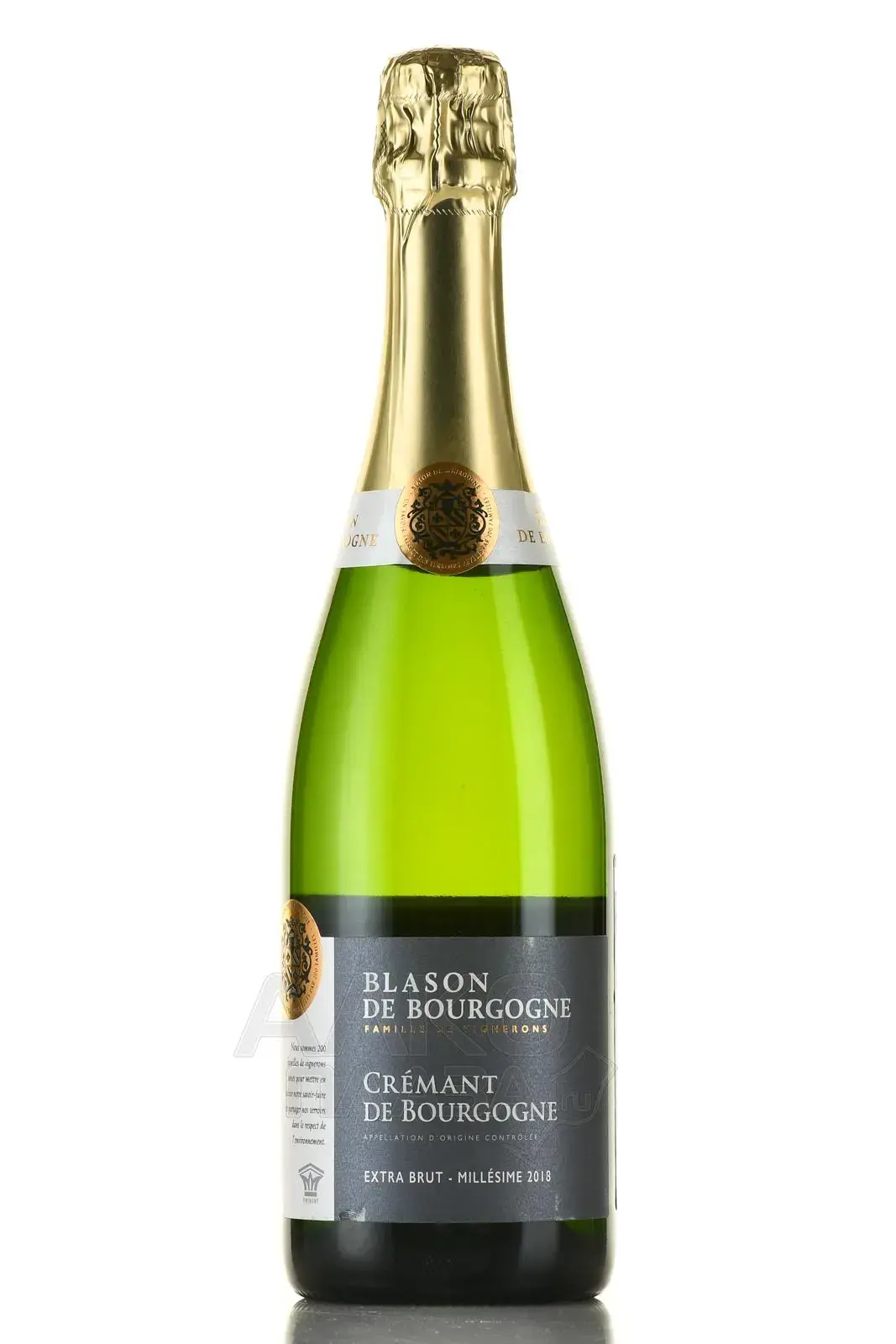 Игристое вино Cremant de Bougogne Blason de Bourgogne,2018, 0.75 л