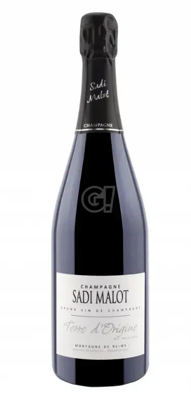 Игристое вино вино Champagne Sadi Malot Terre D'origine, 2019, 0.75 л