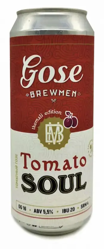 Пиво Brewmen Tomato Soul Tkemali Edition, can, 0.5 л