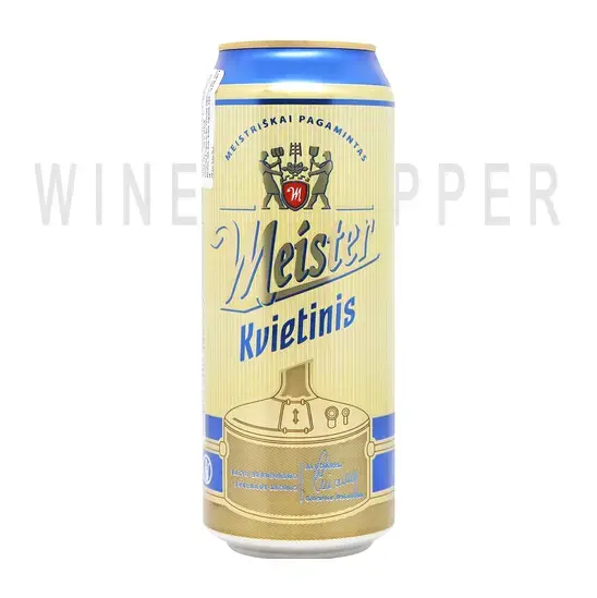Пиво Olvi Group Volfas Engelman Meister Kvietinis in can 0.5 л