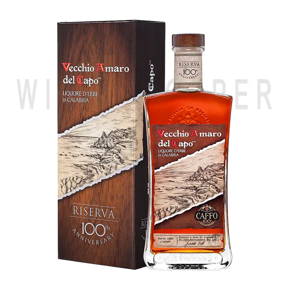 Ликер Distilleria Caffo Vecchio Amaro del Capo Riserva gift box 0.7 л