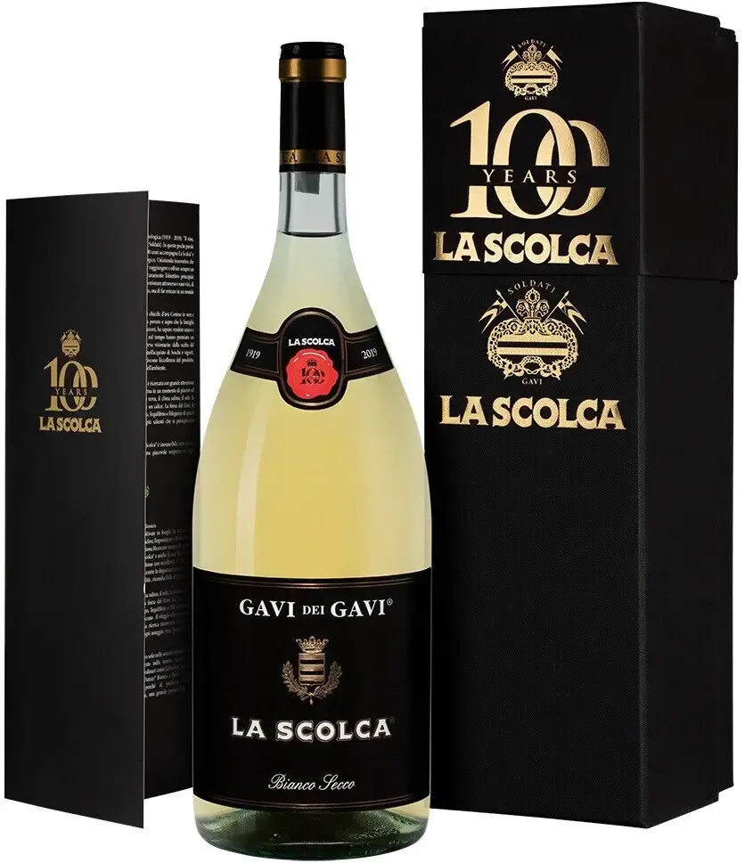 Вино La Scolca Gavi dei Gavi DOCG, gift box, 2022, 1.5 л