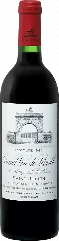 Вино Grand Vin de Leoville du Marquis de Las Cases Saint-Julien, 1983, 0.75 л