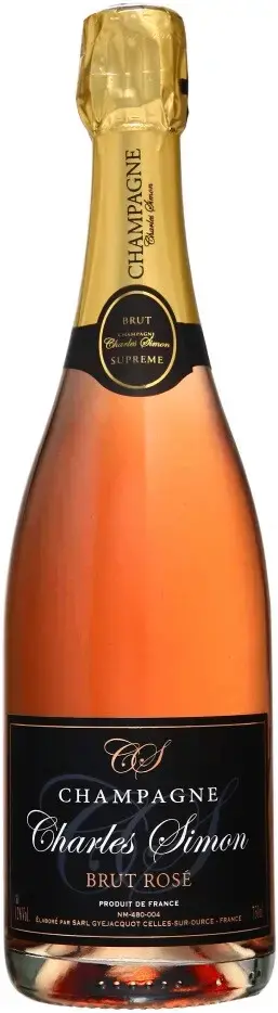 Шампанское Charles Simon Brut Rose Champagne AOC, 2017, 0.75 л