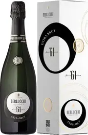 Игристое вино вино Guido Berlucchi, 61 Franciacorta Extra Brut DOCG, gift box, 0.75 л