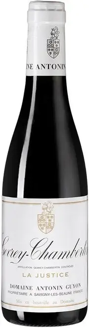 Вино Domaine Antonin Guyon Gevrey-Chambertin La Justice AOC, 2019, 0.375 л