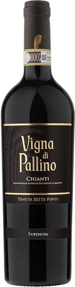 Вино Sette Ponti Vigna di Pallino Chianti DOCG Superiore, 2021, 0.75 л