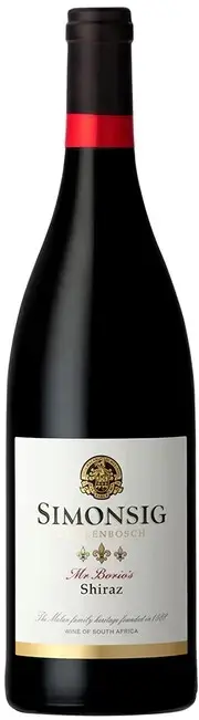 Вино Simonsig Mr Borio's Shiraz, 2020, 0.75 л