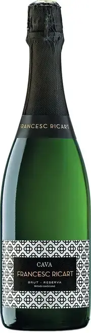 Игристое вино вино Francesc Ricart Brut Reserve Cava DO, 2020, 0.75 л