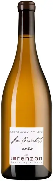 Вино Domaine Bruno Lorenzon Mercurey 1-er Cru Les Croichots AOC, 2020, 0.75 л