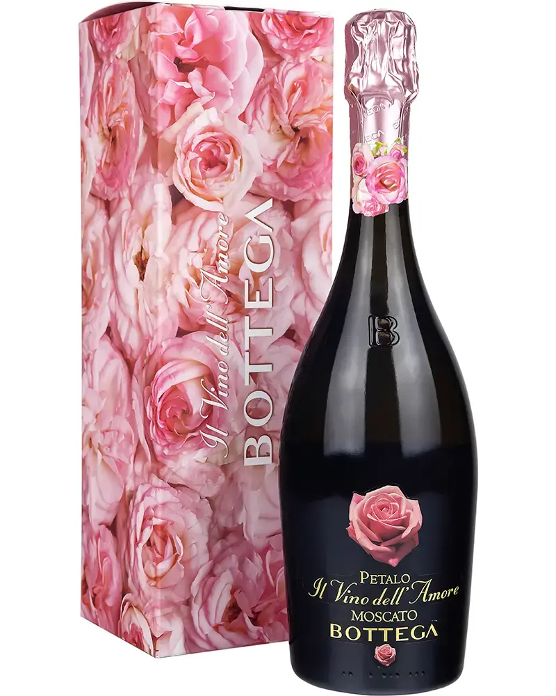 Игристое вино вино Bottega Petalo Moscato, gift box, 2022, 0.75 л